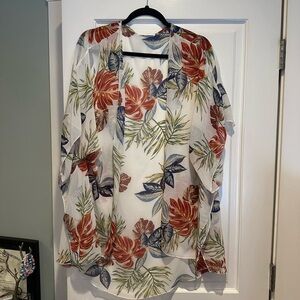 Emory Park Orange Graphic Relaxed Blouse